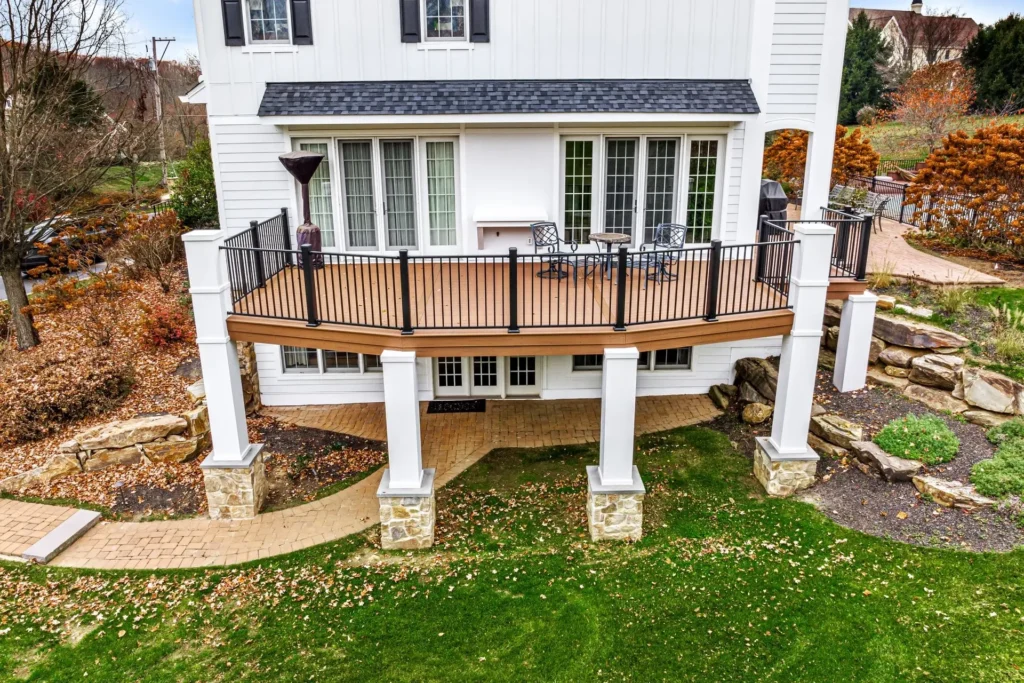 Deck installation completed with an affordable deck installation cost in Waukesha.